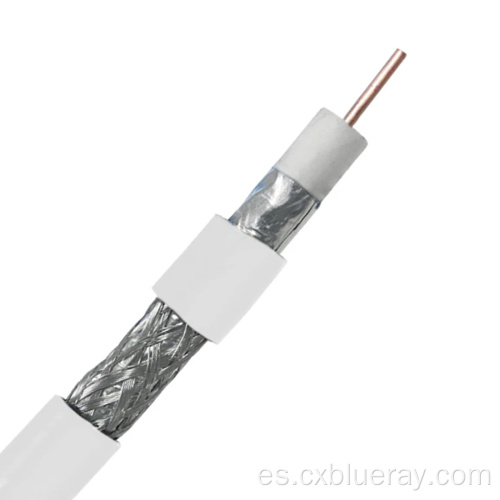 Cable coaxial de televisión de 75 ohmios RG6U para CCTV /CCAV /antena /satélite